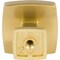 Jeffrey Alexander 1-1/4" Overall Length Brushed Gold Square Renzo Cabinet Knob 141BG - alternate 8